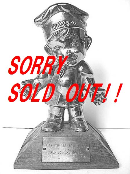 レア！1950’s TAPPAN タッパン ビンテージ ゴールド トロフィー レア！1950's TAPPAN タッパン ビンテージ ゴールド トロフィー