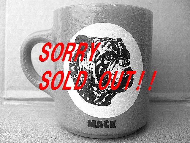 ☆1970's MACK マック トラック ブルドッグ ビンテージ マグ 犬 いぬ