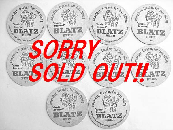 1960��s BLATZ �֥�å� �ӡ��� �ӥ�ơ��� ���������� 9��