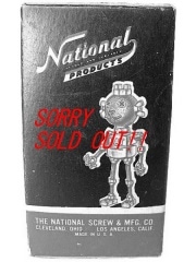 1950��s �ʥå� National Screw �ӥ�ơ��� BOX ���ɥХ�������