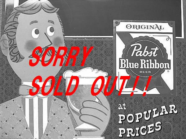 1960��s PABST Beer �ѥ֥��ȥ֥롼��ܥ� �ӡ��� �ӥ�ơ��� ����