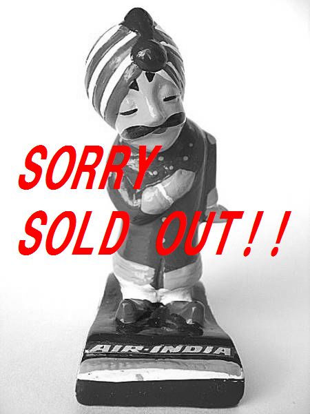 1970��s AIR INDIA ����ɹҶ� �ӥ�ơ��� �ޥϥ饸�� TOY