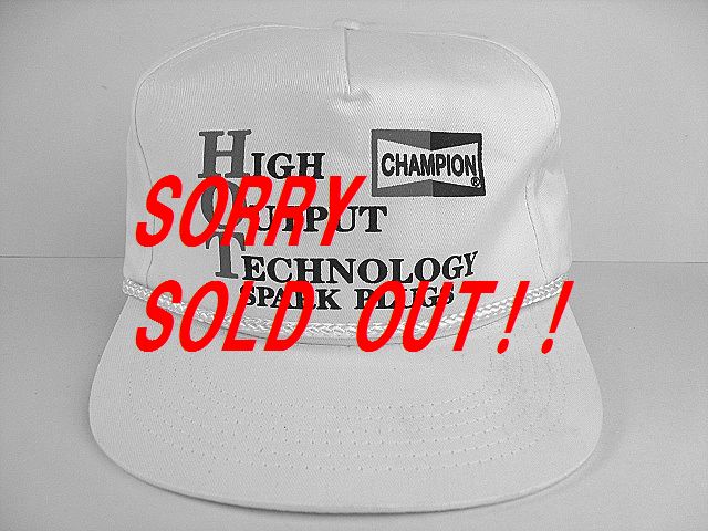 ��1980��s CHAMPION �����ԥ��� �ץ饰 �ӥ�ơ��� CAP BUCO BELL��