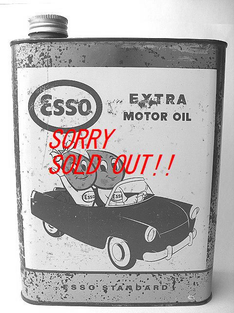1960's ESSO エッソ オイルドロップ ビンテージ オイル缶 ロッカーズ