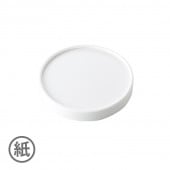 PC-100F-KF ムジシロリング 折り返し [入数:2,000]|アイスカップ・ヨーグルトカップ|デザート容器