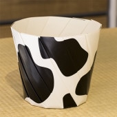 【※終売※】おりがみカップ大 牛柄 [入数:400]