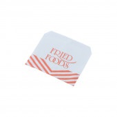 【※終売※】タイユポテト用袋(小) Vライン柄 [入数:10,000]|スナック包材|テイクアウト用品