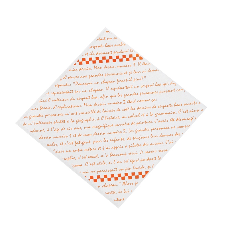 【※終売※】おやつラップL フレンチ柄 [入数:4,000]