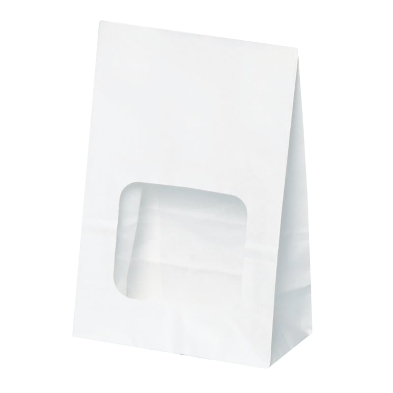 ウィンドウバッグ白無地S[入数:2,000]