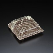 ユニコン LS-84 茶英字 [入数:1,000]|パン包材・サンドイッチ包材|テイクアウト用品
