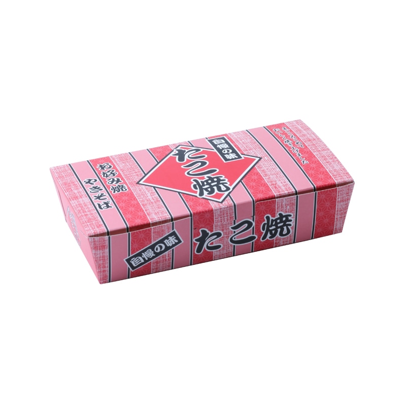 たこ焼き用箱 TB-8D 絵柄入[入数:1,000]