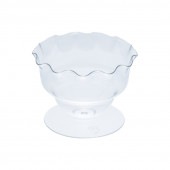フリルパフェカップ透明 大 [入数:500]|デザートカップ|デザート容器