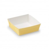 GT102 ガトートレー(クリーム) [入数:2,000]|ベーキングカップ|デザート容器