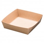 テーパートレイ K-75 無地 [入数:800]|ベーキングカップ|デザート容器