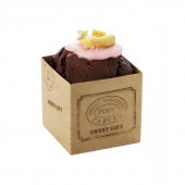 CB21 キューブカップ55ウッディー [入数:1,000]|ベーキングカップ|デザート容器