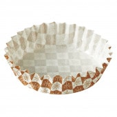 PTC09030-B (茶ブロック柄) [入数:4,500]|ベーキングカップ|デザート容器