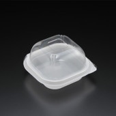 ユニコン LS-角110ドーム W [入数:1,200]|ケーキ容器|デザート容器