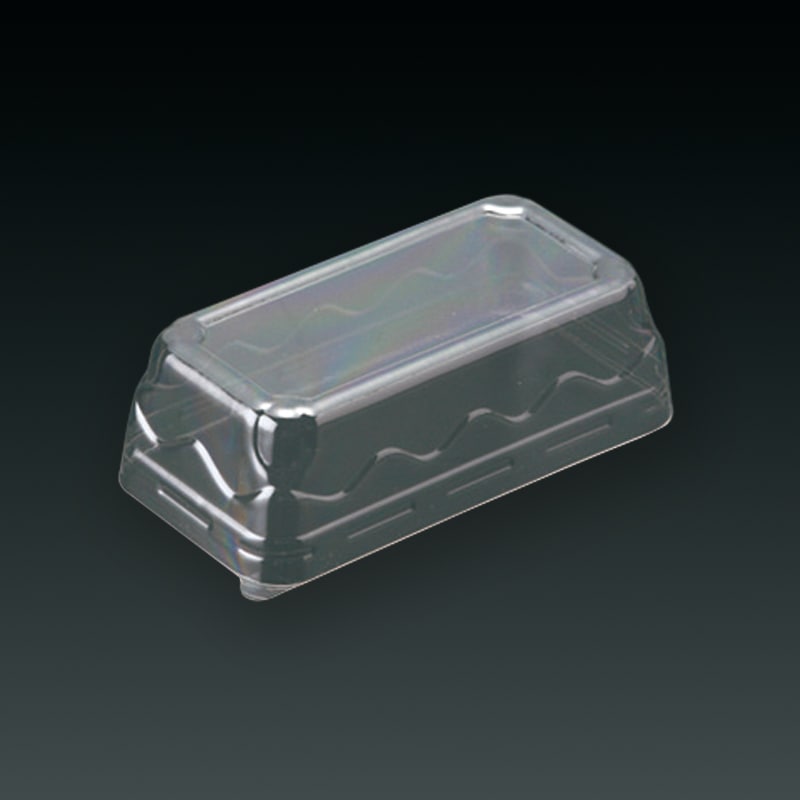 NケーキBOX 浅蓋 (A-PET)[入数:1,000]