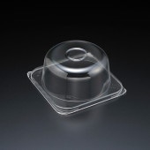 【フタのみ】エスコン F130-10 (透明) [入数:3,000]|ケーキ容器|デザート容器