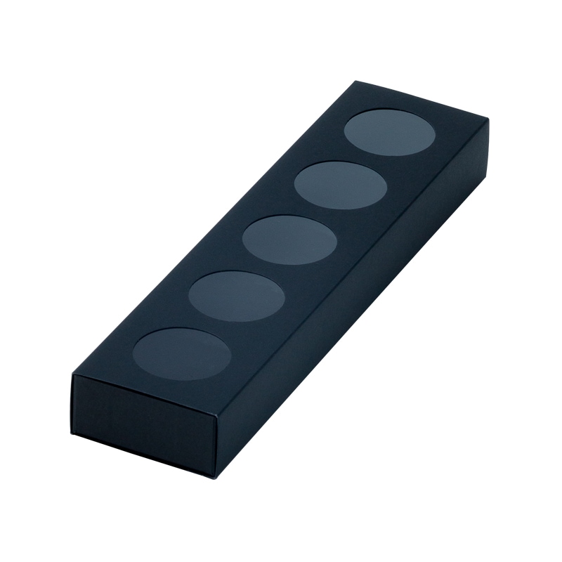 マカロンケース(5個用)黒[入数:100]