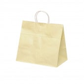 手提げ袋 HV75 クリスタル イエロー [入数:200]|ギフト袋・手提げ袋|テイクアウト用品