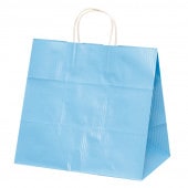 手提げ袋 HV75 クリスタル ブルー [入数:200]|ギフト袋・手提げ袋|テイクアウト用品
