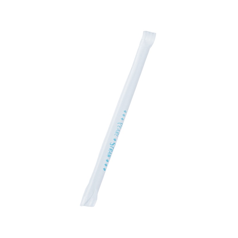 【※終売※】ストレートストロー4.5×180黒無地紙包装K [入数:25,000]