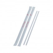 ストレートストローアイスコーヒー用4.5mm×21cm紙包装 白 [入数:16,000]|ストロー|カトラリー＆テーブルウエア