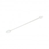 マドラースプーン#130(A) 白 バラ [入数:10,000]|スプーン・フォーク・ナイフ・マドラー|カトラリー＆テーブルウエア