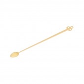 マドラースプーン#130(A) 黄 バラ [入数:10,000]|スプーン・フォーク・ナイフ・マドラー|カトラリー＆テーブルウエア