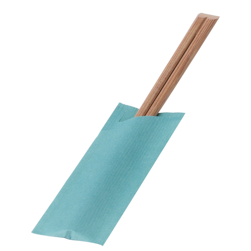 環境にやさしい袋入箸(いろどり)青雲 炭化竹24cm [入数:3,000]