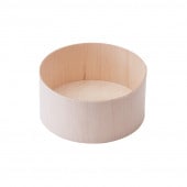 エコウッド容器 FLR-08B 丸型 [入数:500]|木製容器|お弁当容器