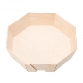 エコウッド容器 FAN-12B 八角 [入数:300]|木製容器|お弁当容器