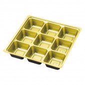 仕切 JY70-70-C ゴールド [入数:600]|弁当ケース・仕切|お弁当容器
