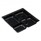 仕切 JY80-80-A エコ 黒 [入数:600]|弁当ケース・仕切|お弁当容器