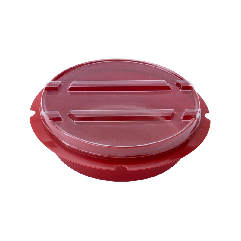 PP釜容器大 朱 OPS蓋付 [入数:275]