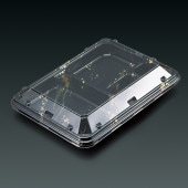 【フタのみ】BF弁当6 嵌合蓋 [入数:800]|プラスチック弁当容器|お弁当容器