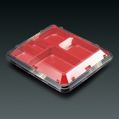 【本体のみ】BF弁当8 西京本体 [入数:800]|プラスチック弁当容器|お弁当容器