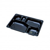 EA-263NS 黒 本体 [入数:600]|プラスチック弁当容器|お弁当容器