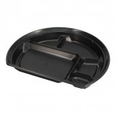 【匿名配送】バイオデリカシェルBOX80-1 黒 200個 業務用フード容器 バイオデリカ シェルBOX 80-1 黒 [入数:200] | お弁当容器