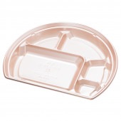 バイオデリカ 郷味 半月22-1B K-ときいろ [入数:600]|プラスチック弁当容器|お弁当容器