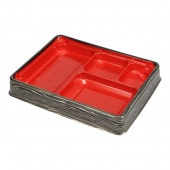 BFハカマ集膳5金板目本体(N) [入数:600]|プラスチック弁当容器|お弁当容器