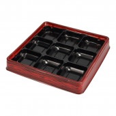 BFハカマ集膳15-9ローズW本体(N) [入数:400]|プラスチック弁当容器|お弁当容器