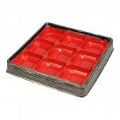 BFハカマ集膳15-9金板目本体(N) [入数:400]|プラスチック弁当容器|お弁当容器