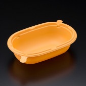 スーパーレンジ PE-1 キャロット [入数:1,200]|プラスチック弁当容器|お弁当容器