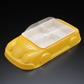 エスコン S905 仕切有 ブルー [入数:200]|プラスチック弁当容器|お弁当容器