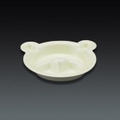 PSPクマ本体イエロー [入数:600]|プラスチック弁当容器|お弁当容器