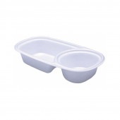 【本体のみ】カレー容器(中) 白ラミ [入数:600]|カレー容器