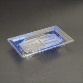 バイオPET ふれあい20-12Ｂ はまい青 [入数:1,000]|寿司容器