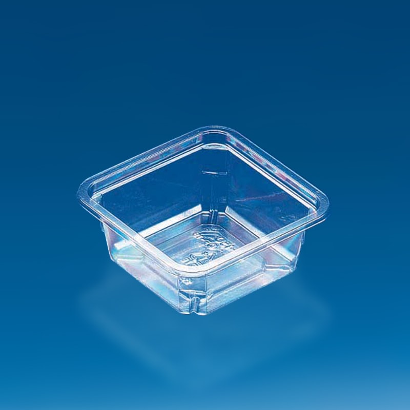 ごとうの容器 プラスチックかご角150グリーン 720枚未使用品